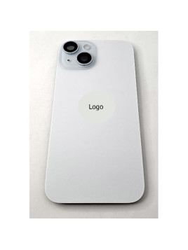 Tapa trasera o tapa bateria azul claro para iPhone 15 remanufacurada Grado A