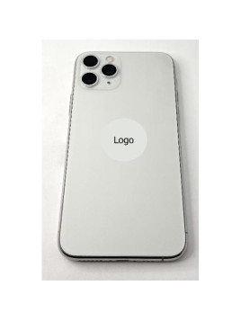 Tapa trasera o tapa bateria plata para Iphone 11 Pro con marco central Remanufacturada Grado A