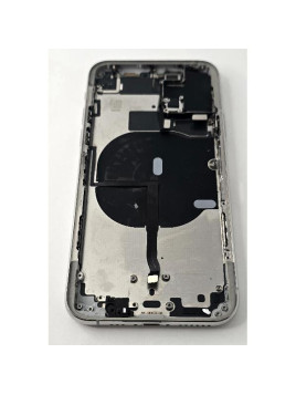 Tapa trasera o tapa bateria plata para Iphone 11 Pro con marco central Remanufacturada Grado A