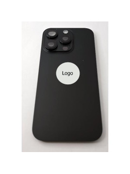 Tapa trasera o tapa bateria negra para iPhone 16 Pro remanufacurada Grado A