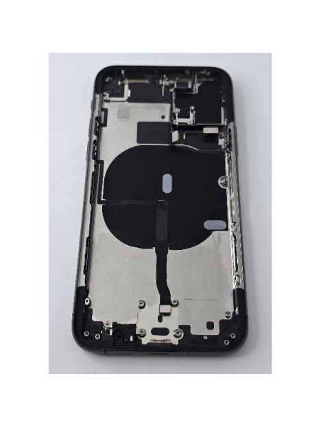 Tapa trasera o tapa bateria gris para iPhone 11 Pro con marco central remanufacurada Grado A