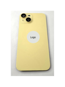 Tapa trasera o tapa bateria amarilla para iPhone 14 remanufacurada Grado A