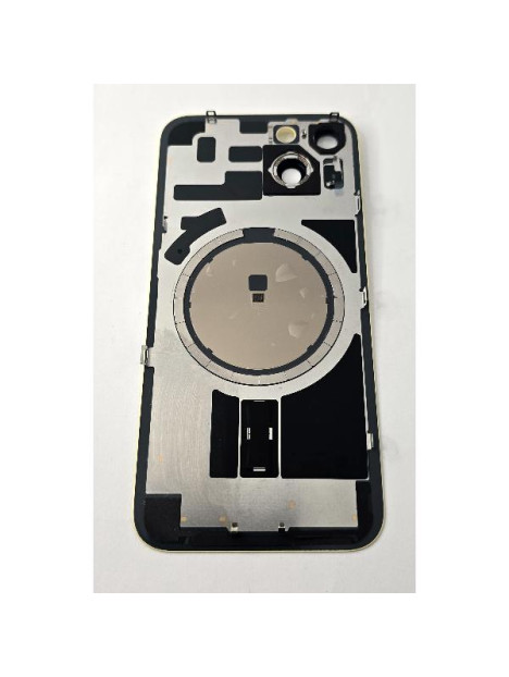 Tapa trasera o tapa bateria amarilla para iPhone 14 remanufacurada Grado A