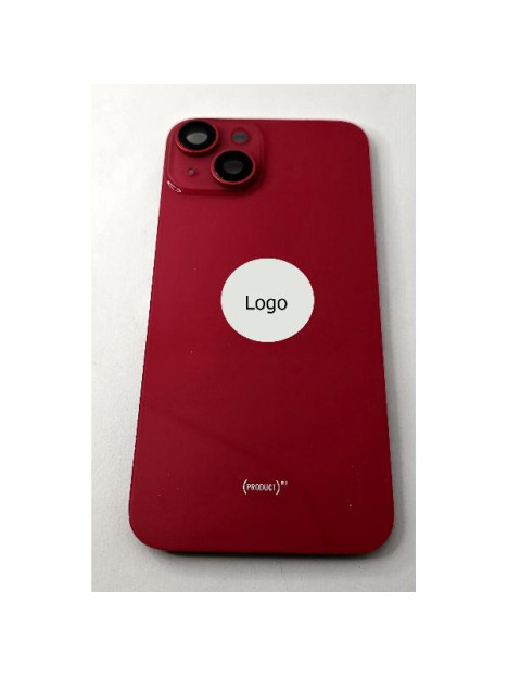 Tapa trasera o tapa bateria roja para iPhone 14 remanufacurada Grado A