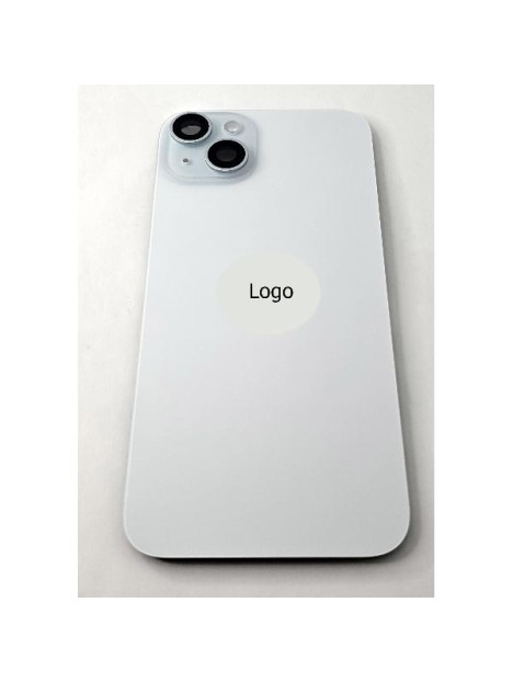 Tapa trasera o tapa bateria azul para iPhone 15 Plus remanufacurada Grado A