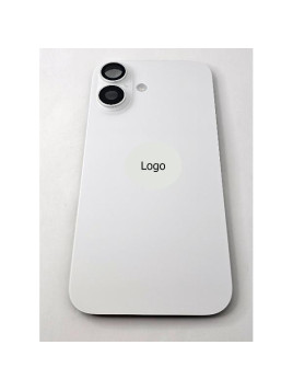 Tapa trasera o tapa bateria blanca para iPhone 16 remanufacurada Grado A