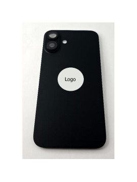 Tapa trasera o tapa bateria negra para iPhone 16 Plus remanufacurada Grado A