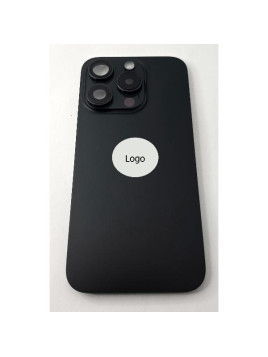 Tapa trasera o tapa bateria negra para iPhone 15 Pro remanufacurada Grado A