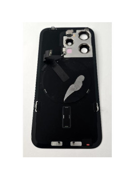 Tapa trasera o tapa bateria negra para iPhone 15 Pro remanufacurada Grado A