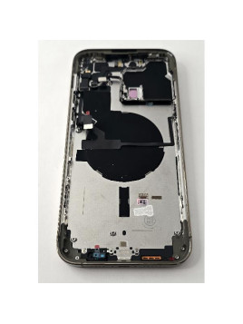 Tapa trasera o tapa bateria dorada para iPhone 14 Pro Max con marco central remanufacurada Grado A