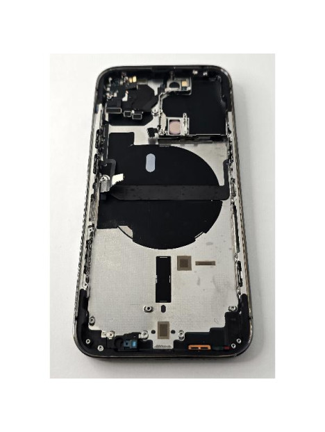 Tapa trasera o tapa bateria gris para iPhone 13 Pro con marco central remanufacurada Grado A
