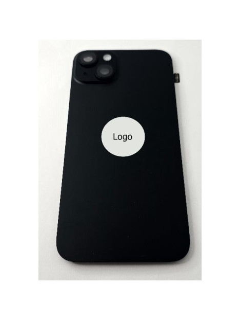 Tapa trasera o tapa bateria negra para iPhone 15 plus remanufacurada Grado A