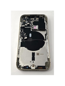 Tapa trasera o tapa bateria dorada para iPhone 14 Pro con marco central remanufacurada Grado A