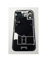 Tapa trasera o tapa bateria negra para iPhone 16 remanufacurada Grado A