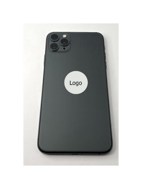 Tapa trasera o tapa bateria verde para iPhone 11 Pro Max con marco central remanufacurada Grado A