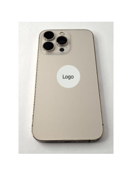 Tapa trasera o tapa bateria dorada para iPhone 13 Pro con marco central remanufacurada Grado A