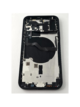 Tapa trasera o tapa bateria negra para iPhone 12 con marco central remanufacurada Grado A