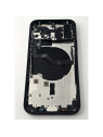 Tapa trasera o tapa bateria negra para iPhone 12 con marco central remanufacurada Grado A