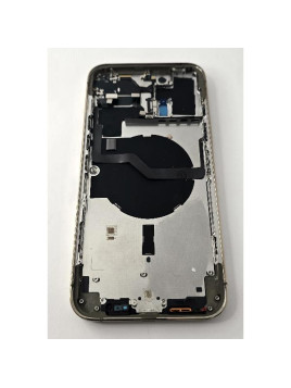Tapa trasera o tapa bateria dorada para iPhone 12 Pro Max con marco central remanufacurada Grado A