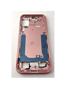 Carcasa o marco central rosa para Google Pixel 9