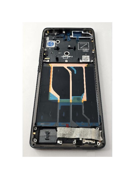 Pantalla lcd para Realme GT5 Pro mas tactil negro con marco negro calidad premium