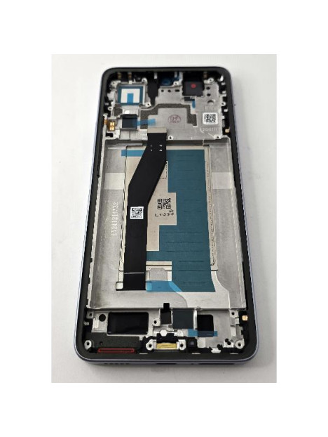 Pantalla lcd para Xiaomi 14T mas tactil negro con marco azul compatible TFT