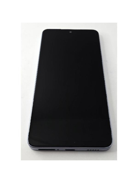 Pantalla lcd para Xiaomi 14T mas tactil negro con marco azul compatible TFT