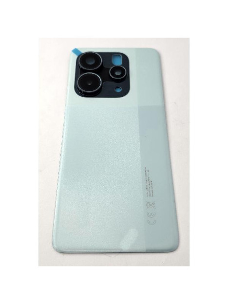 Tapa trasera o tapa bateria verde para Xiaomi Redmi Note 14 5G con cristal de camara