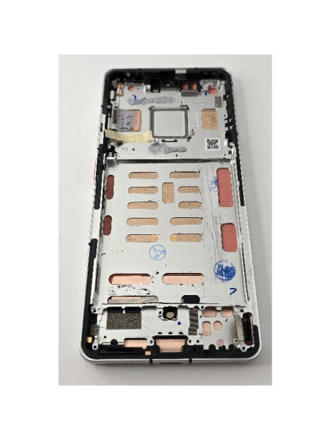 Pantalla lcd para ZTE Nubia Z60S Pro 5G mas tactil negro con marco plata calidad premium