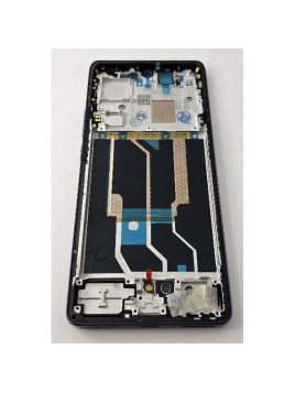 Pantalla lcd para Realme GT6 mas tactil negro con marco morado calidad premium