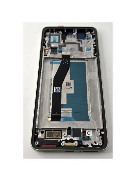 Pantalla lcd para Xiaomi 14T mas tactil negro con marco verde calidad premium