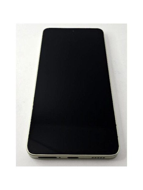 Pantalla lcd para Xiaomi 14T mas tactil negro con marco verde calidad premium