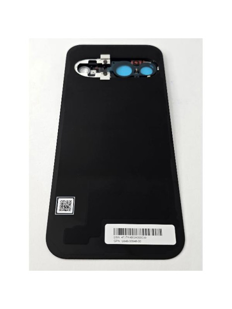 Tapa trasera o tapa bateria negra para Google Pixel 9 G949-00948-00 Service Pack