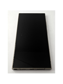 Pantalla lcd para Samsung Galaxy S24 Ultra S928 mas tactil negro con marco amarillo Version Europea compatible Oled