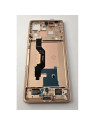 Pantalla lcd para Motorola Edge 50 5G mas tactil negro con marco dorado calidad premium