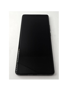 Pantalla lcd para Motorola Edge 50 5G mas tactil negro con marco negro calidad premium