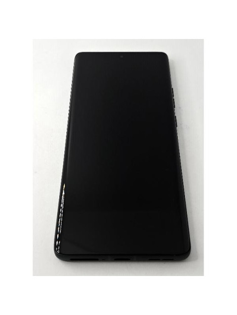 Pantalla lcd para Motorola Edge 50 5G mas tactil negro con marco verde calidad premium