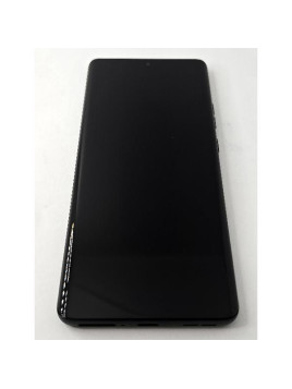 Pantalla lcd para Motorola Edge 50 Pro mas tactil negro con marco negro calidad premium