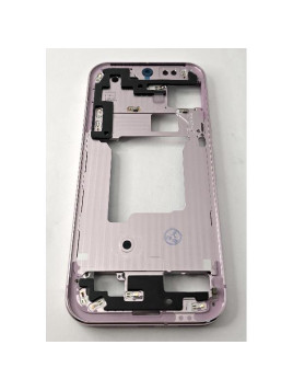 Carcasa o marco central rosa para Google Pixel 9 Pro