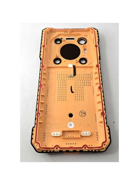 Tapa trasera o tapa bateria naranja para Ulefone Armor 26 Ultra 5G mas cubierta de camara