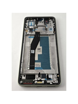 Pantalla lcd para Xiaomi 14T mas tactil negro con marco verde compatible TFT