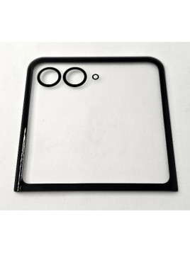 Cristal negro para Motorola Razr 50 calidad premium