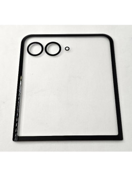 Cristal negro para Motorola Razr 50 Ultra 5G calidad premium