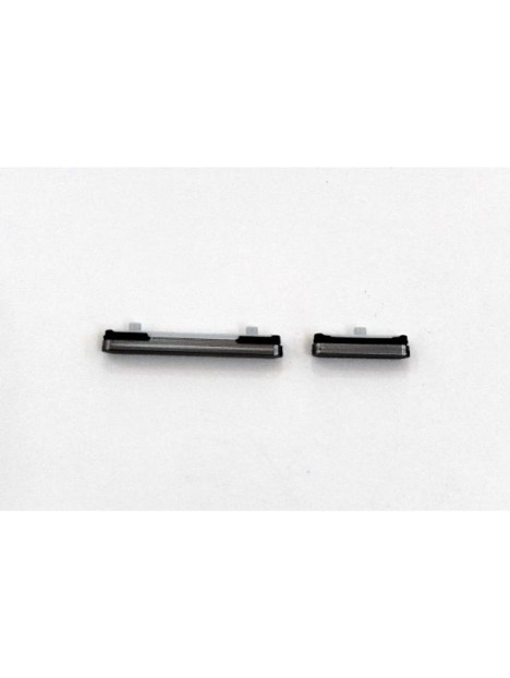 Set de 2 botones laterales negros para Samsung Galaxy S25 5G S931 Galaxy S25 Plus 5G S936 calidad premium