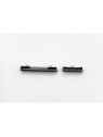 Set de 2 botones laterales negros para Samsung Galaxy S25 5G S931 Galaxy S25 Plus 5G S936 calidad premium