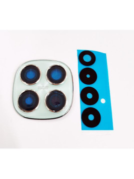 Cristal de camara para Xiaomi Redmi Note 14 Pro 4G Redmi Note 14 Pro 5G con marco verde calidad premium