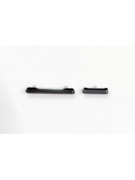 Set de 2 botones laterales negros para Samsung Galaxy S25 Ultra 5G S938 calidad premium