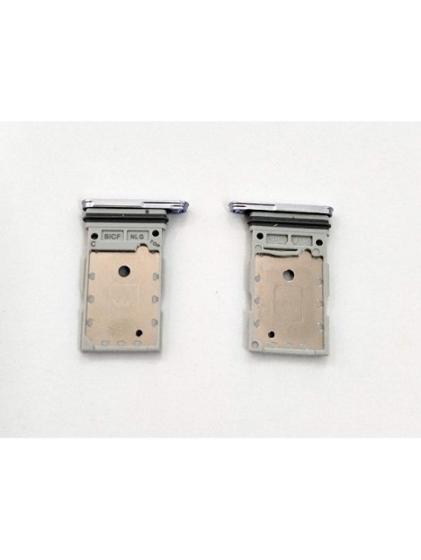 Soporte o bandeja sim azul claro Dual sim para Samsung Galaxy S25 5G S931 S25 Plus 5G S936 calidad premium