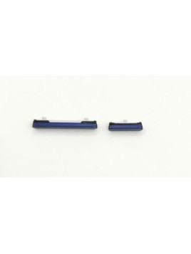 Set de 2 botones laterales azul oscuro para Samsung Galaxy S25 5G S931 Galaxy S25 Plus 5G S936 calidad premium