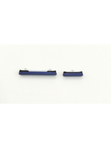 Set de 2 botones laterales azul oscuro para Samsung Galaxy S25 5G S931 Galaxy S25 Plus 5G S936 calidad premium